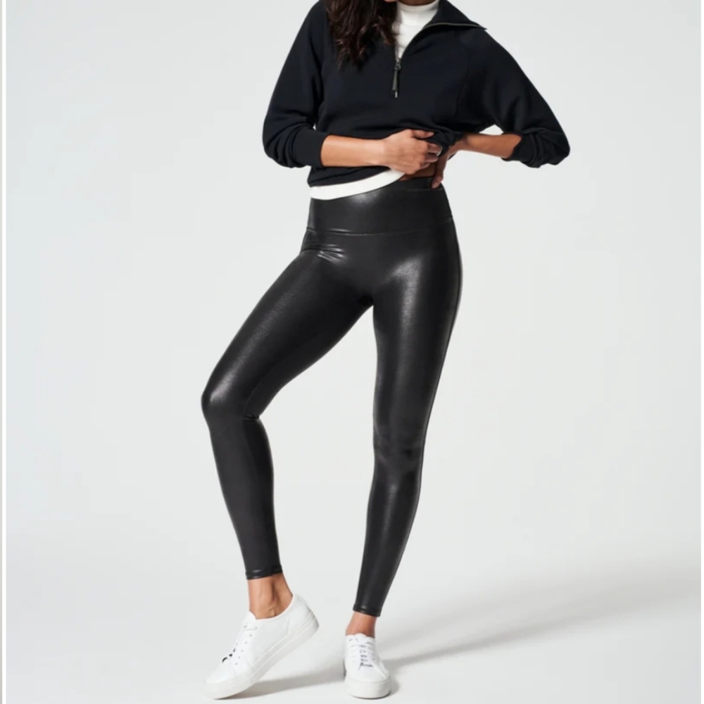 Spanx Faux Leather Leggings